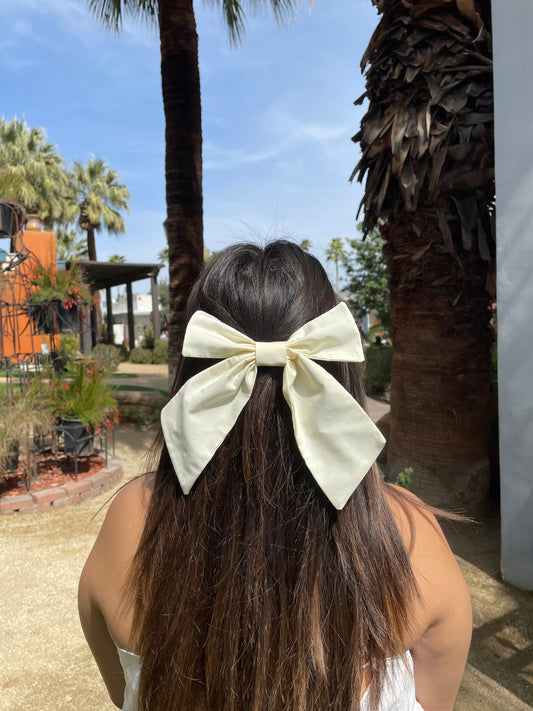 Yellow hair bow