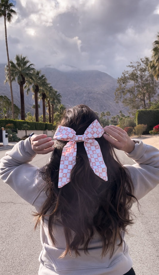 Daisy hair bow