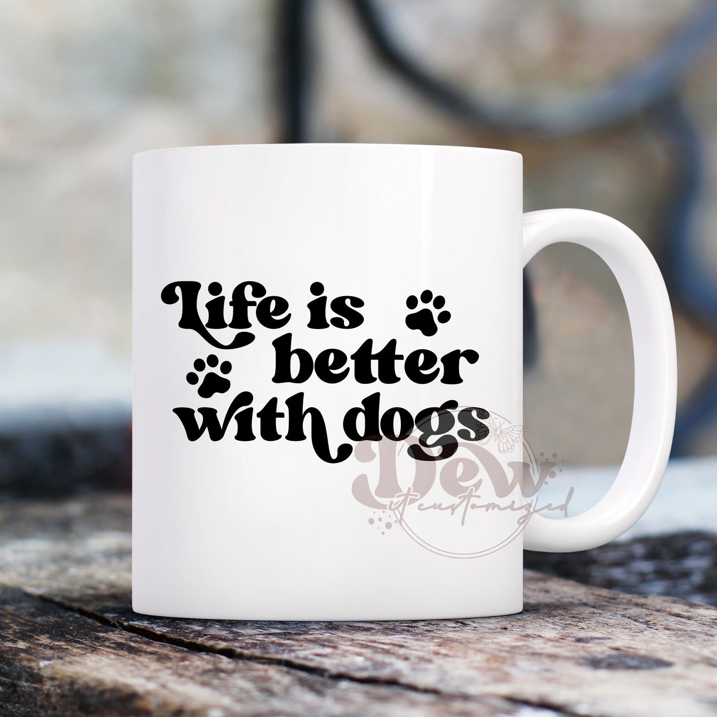 Life is better with dogs SVG - Dog mom svg - Cute svgs - Design file only - Dog mama - Dog lover - Dog mom sweatshirt - Cricut cut files