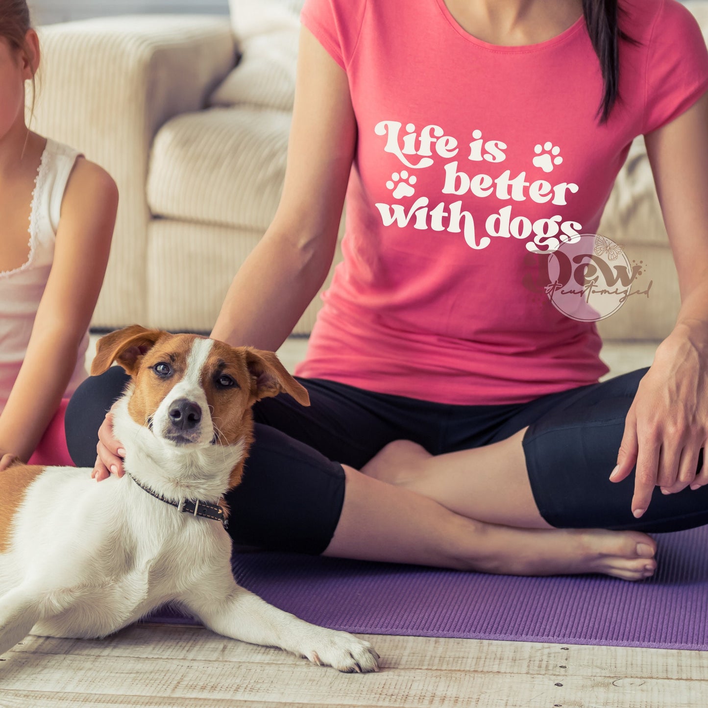 Life is better with dogs SVG - Dog mom svg - Cute svgs - Design file only - Dog mama - Dog lover - Dog mom sweatshirt - Cricut cut files